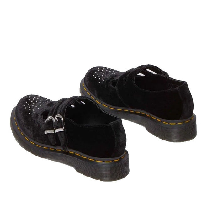 Dr Martens 8065 2 Strap Mary Jane Vegan Black Velvet