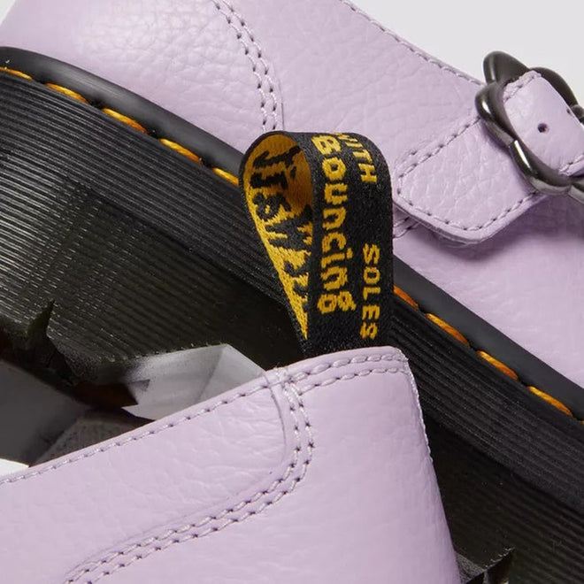 Dr Martens Addina Lilac Flower Buckle Mary Jane Quad Platform CLEARANCE