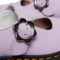 Dr Martens Addina Lilac Flower Buckle Mary Jane Quad Platform