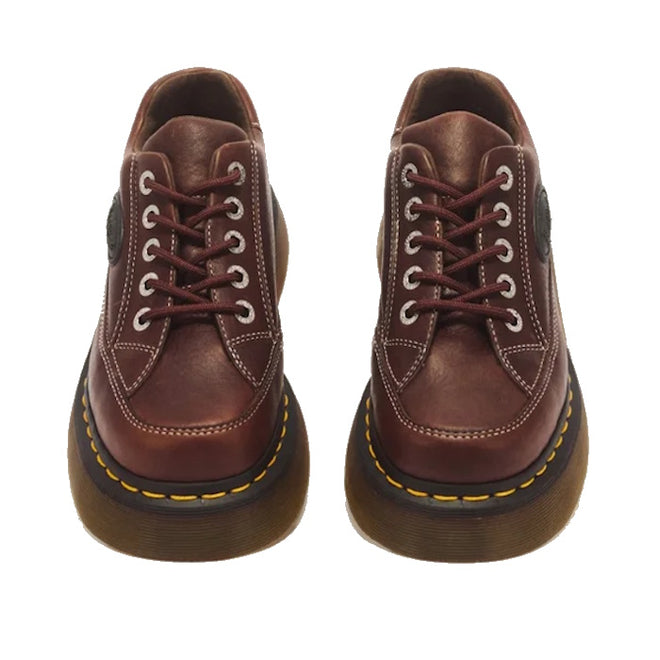 Dr Martens Buzz 5i Dark Brown Grizzly Leather Shoe