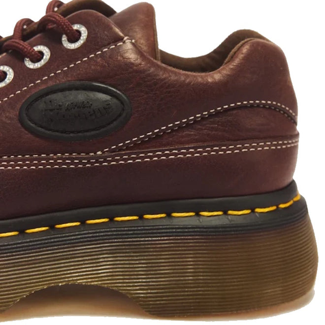 Dr Martens Buzz 5i Dark Brown Grizzly Leather Shoe