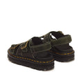 Dr Martens Zebzag Crazy Horse DMS Green 2 Strap Sandal