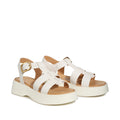 EOS Bario Bone Leather Chunky Platform Sandal