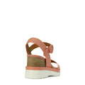 EOS Jadon Coral Leather Wedge Sandal CLEARANCE