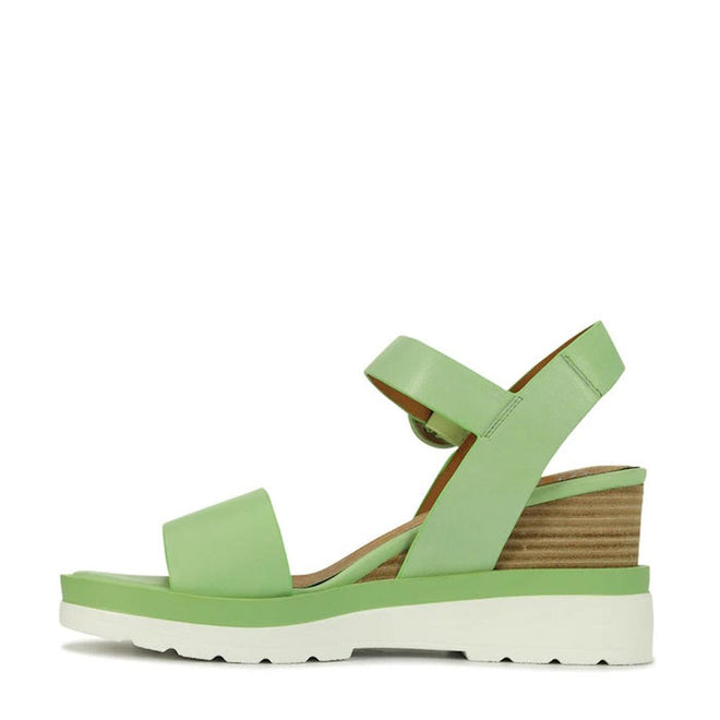 EOS Jadon Mint Leather Wedge Sandal CLEARANCE