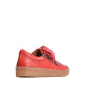 EOS Jovi Sunset Coral Womens Leather Trainer Lace Up with Zip