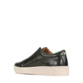 EOS Joya Dark Olive  Leather Trainer Zip Sneaker