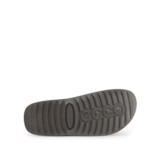Ecco Mens Cozmo Casual Buckle Nutmeg Brown Leather Slide