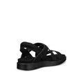 Ecco Womens Soft Sandal Cross Strap Black Adjustable