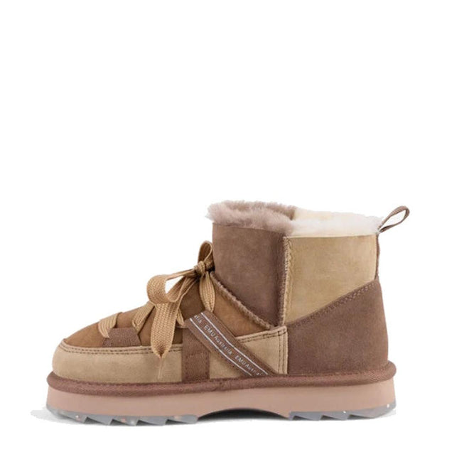 EMU Women's Blurred Micro Patchwork Sheepskin Boot Mushroom