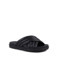 Emu Ella Full Black Leather Summer Slide