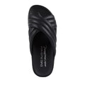 Emu Ella Full Black Leather Summer Slide