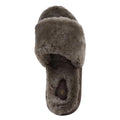 The EMU Women's Mckay Dark Olive Sheepskin Scuff Slipper Slide features an open toe and plush sheepskin covering the entire upper and inner sole, offering a cozy option for women's slippers., 50733, 9330071976265, 9330071976272, 9330071976289, 50737, 50738