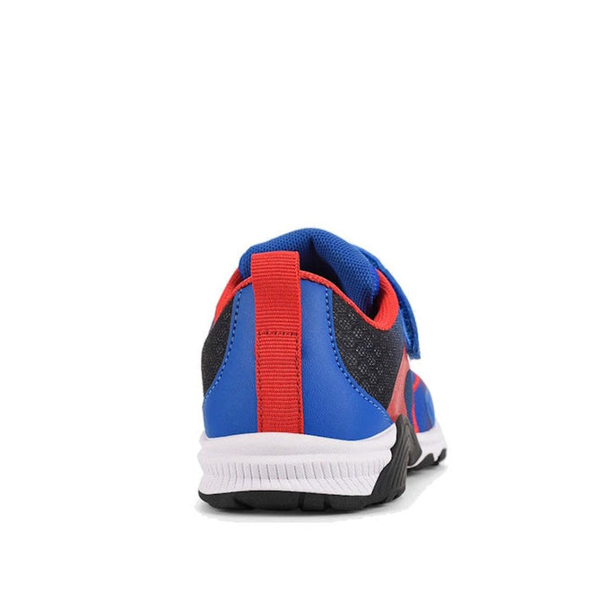 The Harrison Nifty Kids Sports Trainer Blue/Red is a children’s athletic sneaker with blue, red, and black accents, a white sole, removable innersole, and a red heel pull tab—perfect as a school sports shoe., 50118, 9361913035901, 9361913035925, 9361913035949, 9361913035963, 9361913035987, 9361913036007, 9361913036021, 50126, 50127, 50128