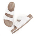 Holster Stride White Synthetic Women's Summer Slide Sandal