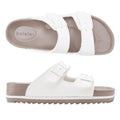 Holster Stride White Synthetic Women's Summer Slide Sandal