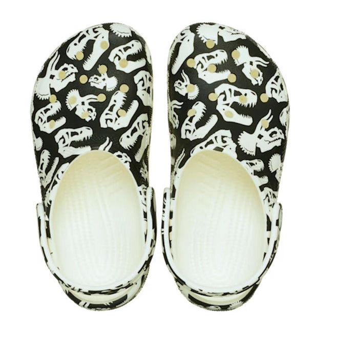Crocs Kids - Youths Classic Glow Dino Clog K Black Sandal