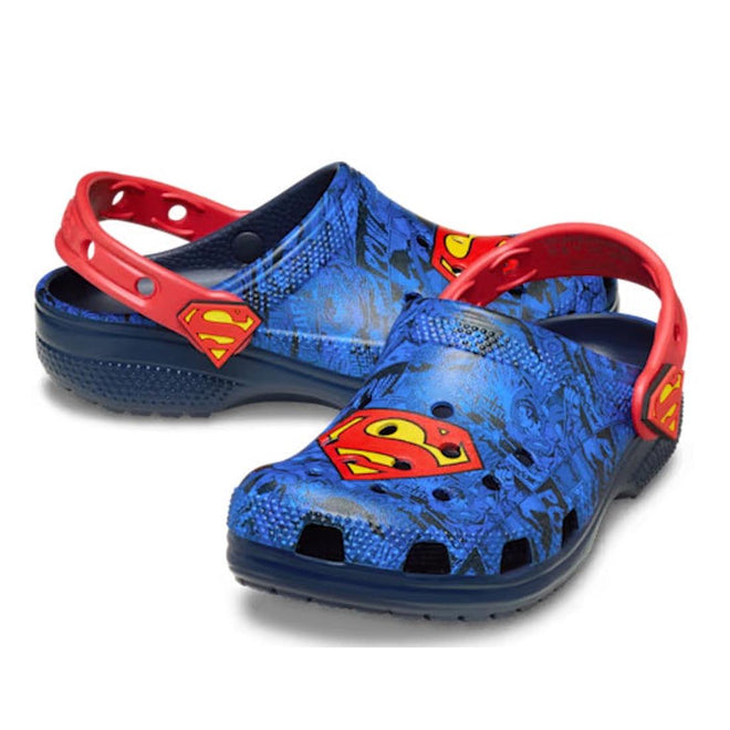 Crocs Kids - Superman Classic Clog Blue - Junior Youths Sizes