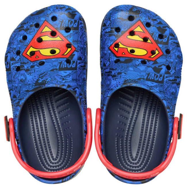 Crocs Kids - Superman Classic Clog Blue - Junior Youths Sizes