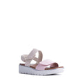 Los Cabos Arica Pink Cream Summer Women's Sandal W/Back Strap