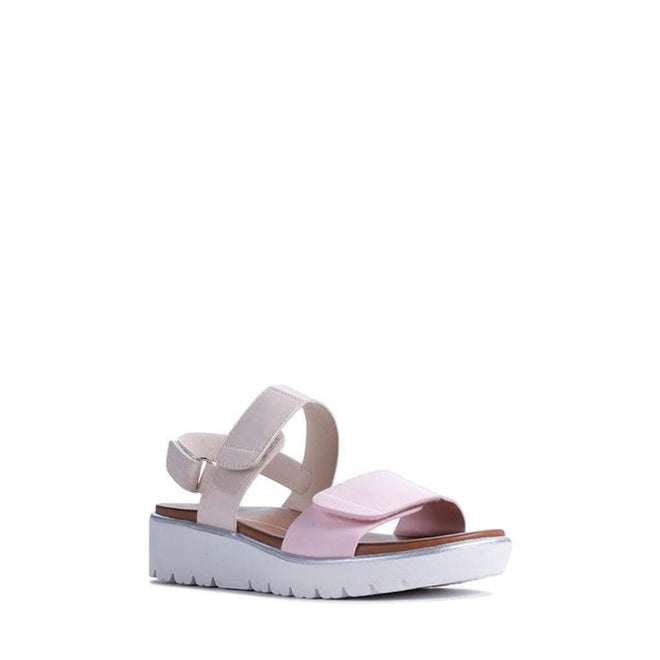 Los Cabos Arica Pink Cream Summer Women's Sandal W/Back Strap