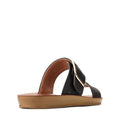 Los Cabos Doti Black Raffia Light Flexible-Sandal