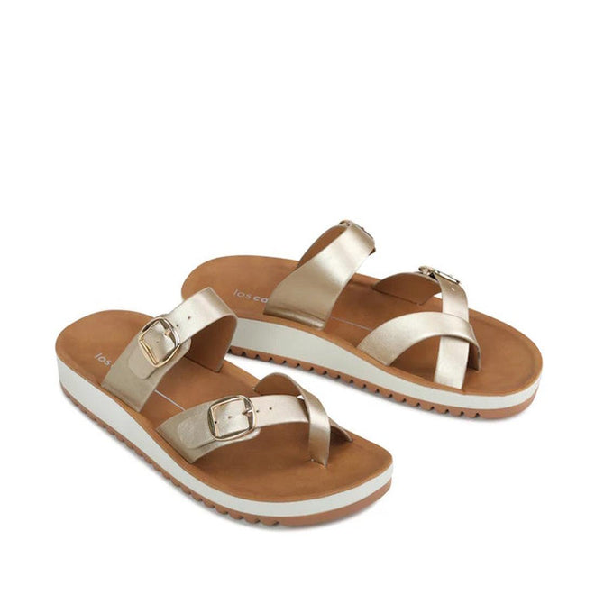 Los Cabos Nins Champagne Adjustable Womens Summer Sandal