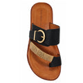 Los Cabos Bria WIDE Black Light Flexible Sandal Jandal