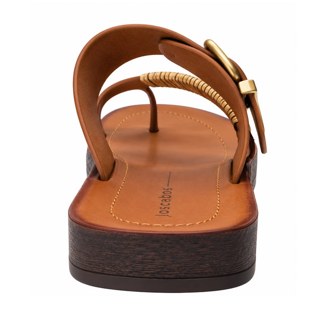 Los Cabos Bria WIDE Khaki Light Flexible Sandal Jandal