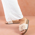 Los Cabos Corsage Natural Flower Women's Slides