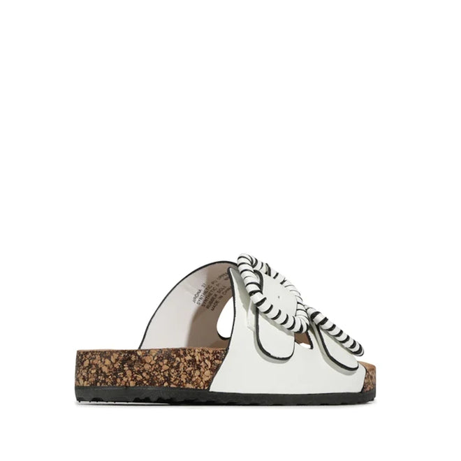 Los Cabos Jirona White Women's Double Strap Slides
