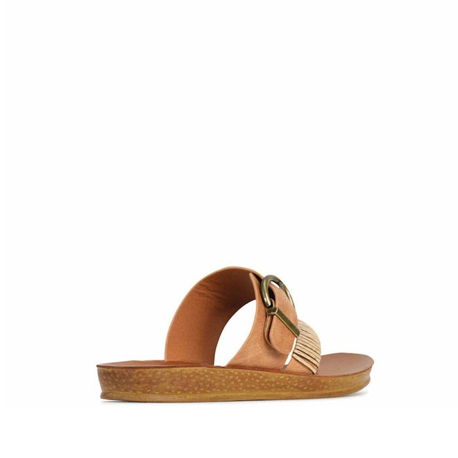 Los Cabos Bria Brandy Brown Light Flexible Sandal Jandal