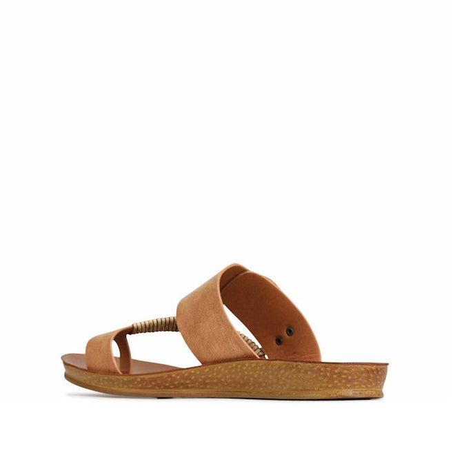 Los Cabos Bria Brandy Brown Light Flexible Sandal Jandal