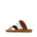 Los Cabos Doti Taupe White Light Flexible-Sandal CLEARANCE NOT RETURNABLE