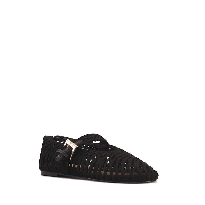 Los Cabos Lot Black Mary Jane Shoes Micro-Fibre