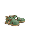 Pretty Brave 1st Walker Eli Grass Leather Closed Toe Sandal