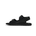 Pretty  Brave Milo Black Leather School Sandal Open Toe