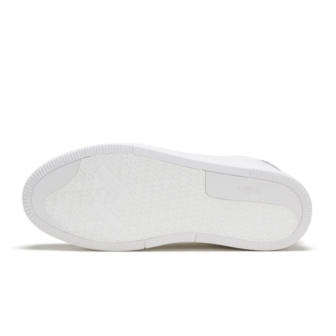 Rollies Womens Court Club All White Leather Trainer