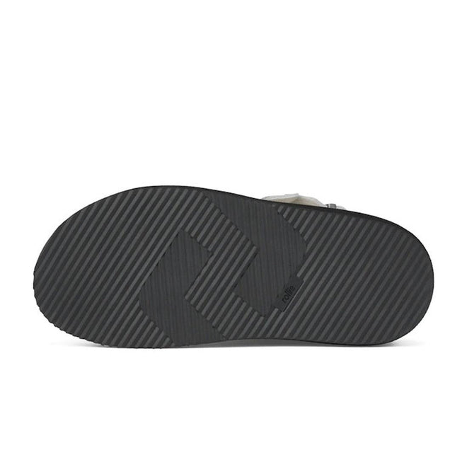 Black sole of the Rollie Hyde Fisherman sandlaon a white background.,
9781760788933,
9781760788940,
9781760788957,
9781760788964,
9781760788971,