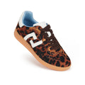 Rollie Womens Pace Dark Camel Leopard Sneaker