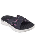 Skechers Go Walk Flex Sandal Butterfly Bliss Black Multi Slide