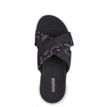 Skechers Go Walk Flex Sandal Butterfly Bliss Black Multi Slide