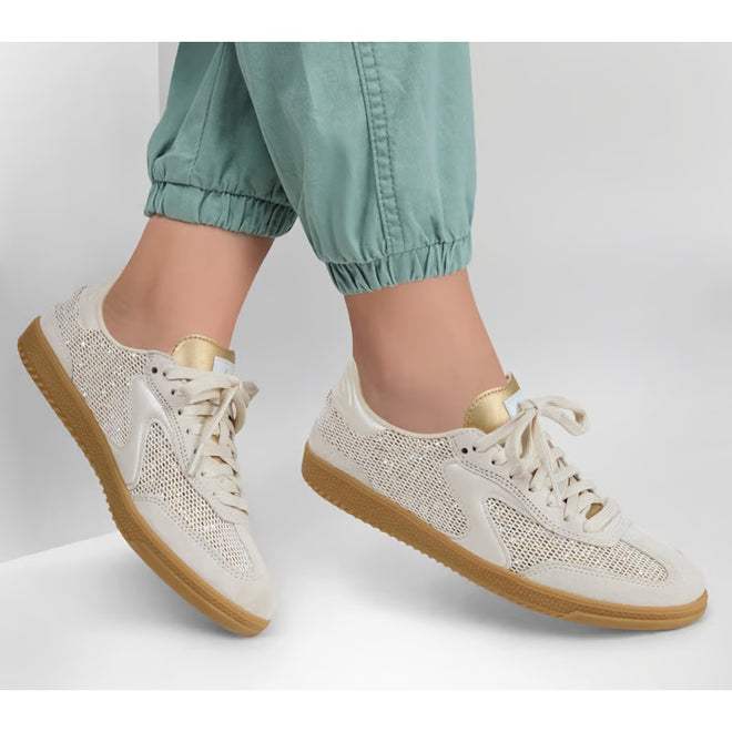 Skechers Womens HotShot Meshing Well Natural Light Sneaker Clearance