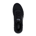 Skechers Mens Track Broader Lace Up Trainer Black