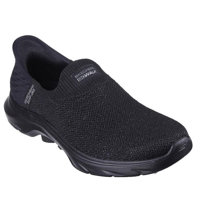 Skechers Womens Slip In Go Walk 7 Springtime Black