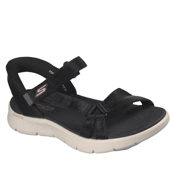 Skechers Womens Slip Ins Sandals Go Walk Flex Sssophia Black