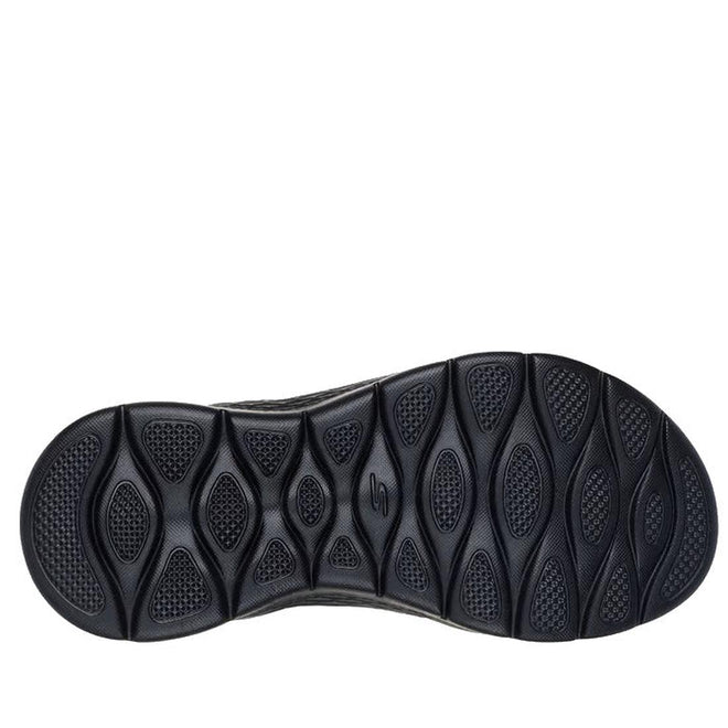 Black sole of a shoe on a white background Skechers Illuminate Slip In sandal .,
197627456096,
197627456102,
197627456119,