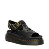Dr Martens Dunnet Flower Womens Sandal Black Quad Platform