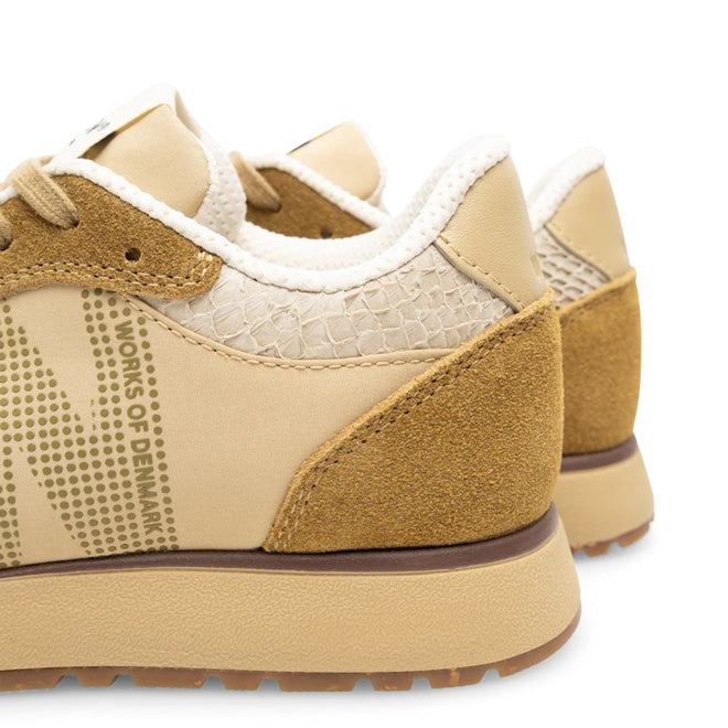 Woden Ronja Khaki Multi Womens Lace Up Sneaker
