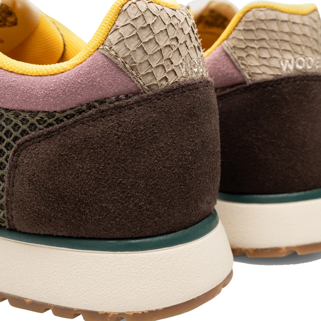 Woden Ronja Icon Dark Algae Multi Lace Up Sneaker